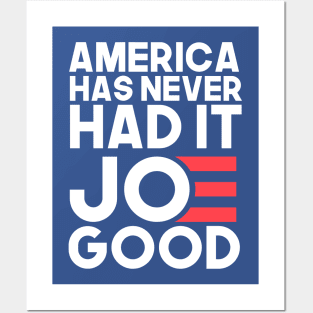 america has never had it JOE good (joe biden for president 2020) Posters and Art